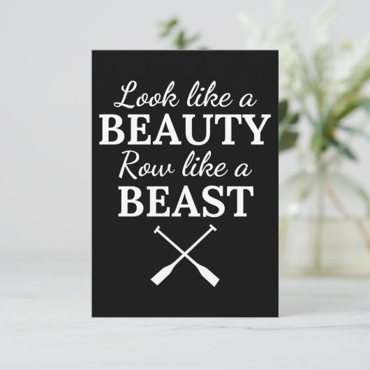 ボート:獣のように美しいの列のように見える。 カード (スタンド正面)