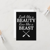 ボート:獣のように美しいの列のように見える。 カード (正面/裏面インサイチュ)