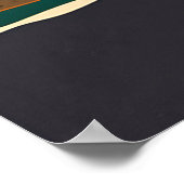 ボート&飛行機ヴィンテージ旅行アートポスター ポスター (角)