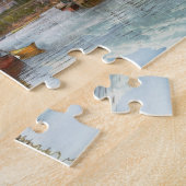 ボート – Rockport Mass - Motif Number One - 1906 ジグソーパズル (側面)