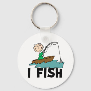 ボートIの魚の男の子 キーホルダー