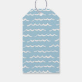 ボードに赤ちゃん サーフビーチ ベビーシャワー ギフトタグ (裏面)