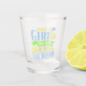 ボードの使い方を知っているだけの女の子 ショットグラス (正面)