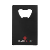 ボードの使い方を知っている女の子 – Dart クレジットカード栓抜き (裏面)