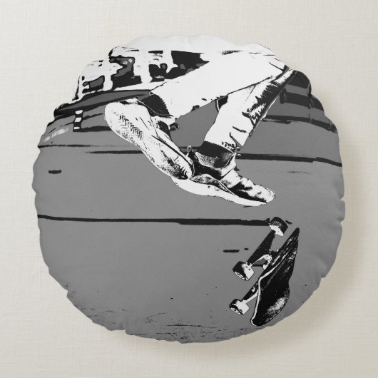 ボードの反転 ラウンドクッション (正面)