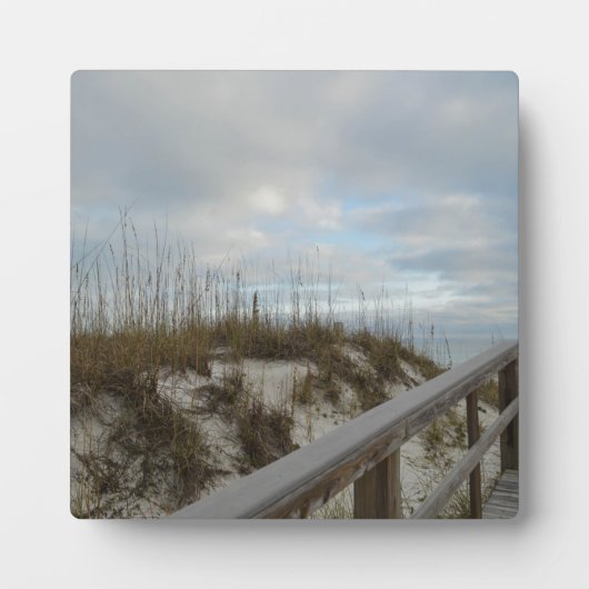 ボードウォークからビーチ フォトプラーク (正面)