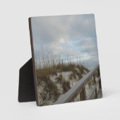 ボードウォークからビーチ フォトプラーク (正面)