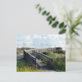 ボードウォークからビーチ ポストカード (スタンド正面)