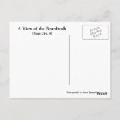 ボードウォークの眺め ポストカード (裏面)