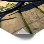 ボードウォークの自転車 ポスター (角)