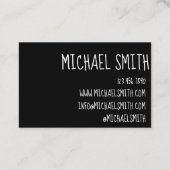 ボードウォークカーニバルバンパーカーズアミューズメントパークおもしろい 名刺 (裏面)