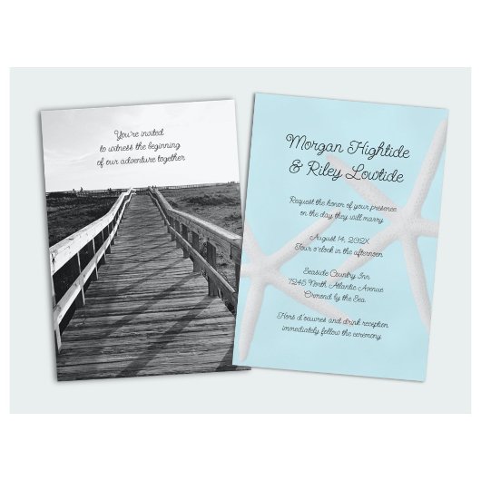 ボードウォークシースターズアドベンチャー結婚カジュアルズ 招待状
