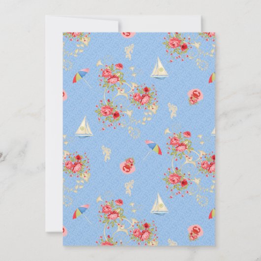 ボードウォークビクトリアナビーチサマージェンダーリビール 招待状 (裏面)