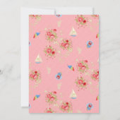 ボードウォークビクトリアナビーチサマーベビーシャワー 招待状 (裏面)