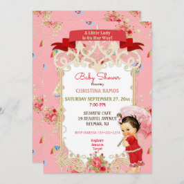 ボードウォークビクトリアナビーチサマーベビーシャワー 招待状