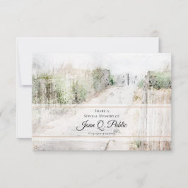 ボードウォークビーチ共有メモリ葬儀メモリアル ノートカード