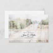 ボードウォークビーチ共有メモリ葬儀メモリアル ノートカード (正面/裏面)