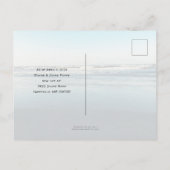 ボードウォークブラックnホワイト新しいアドレス ポストカード (裏面)