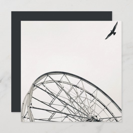 ボードウォーク観覧車OOB 招待状 (正面/裏面)