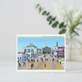 ボードウォーク&カジノアズベリーパークNJヴィンテージ ポストカード (スタンド正面)