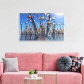 ボードウォーク(日) キャンバスプリント (インサイチュ (リビング))