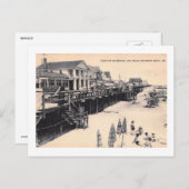 ボードウォークRehobothビーチ、デラウェアヴィンテージ ポストカード (正面/裏面)