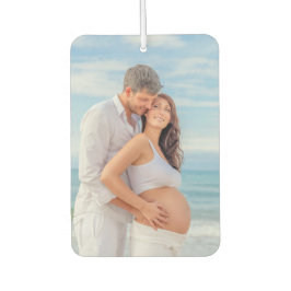 ボードカスタムブルーウッド上のフォトバンプ カーエアーフレッシュナー