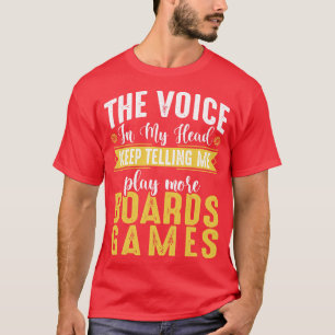 ボードゲおもしろいームギフト遊より多くのボードゲーム Tシャツ