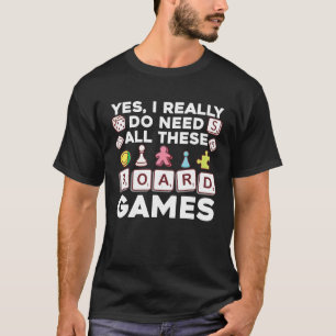 ボードゲーカッコいいムアート女子ボ男性へードゲームテーブル Tシャツ