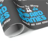 ボードゲームが多すぎますチェスサイコロゲーム好き ラッピングペーパー (ロールコーナー)