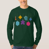 ボードゲームでツリーを飾ろう メンズTシャツ Tシャツ (正面)