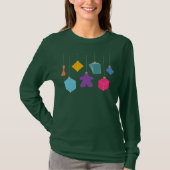 ボードゲームでツリーを飾ろう 女性用シャツ Tシャツ (正面)