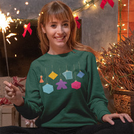 ボードゲームでツリーを飾ろう 女性用シャツ Tシャツ