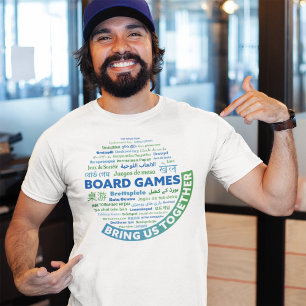 ボードゲームでメンズシャツを一緒に Tシャツ
