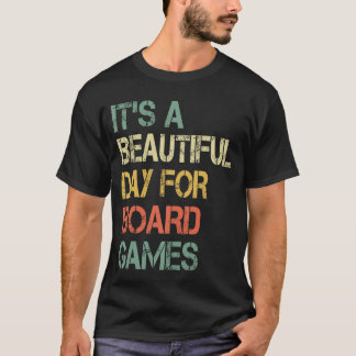 ボードゲームで遊ぶのに美しい日 素晴らしいゲーム Tシャツ