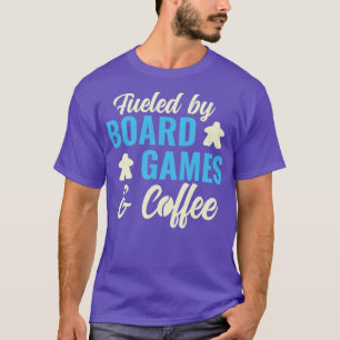 ボードゲームとコーヒーゲームの夜おもしろいで煽られる Tシャツ