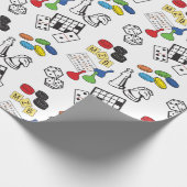 ボードゲームとワードゲーム ラッピングペーパー (角)