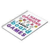 ボードゲームについて意見あり卓上ゲーマー ノートブック (左側)