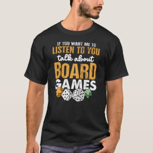 ボードゲームについて Tシャツ
