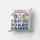 ボードゲームに気を取られる クッション (裏面)