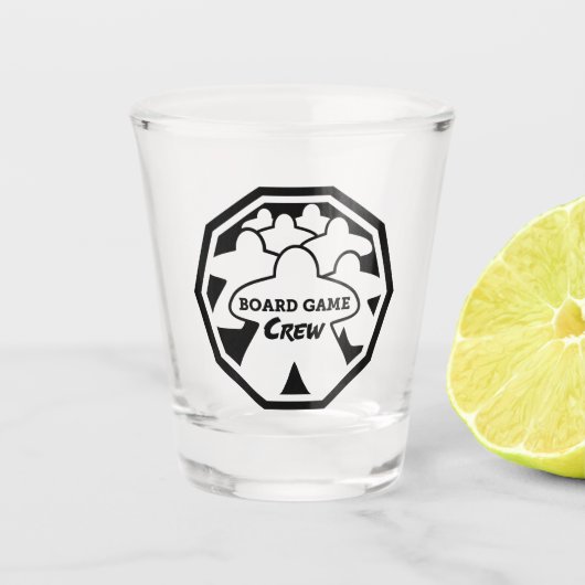 ボードゲームのクルーのショットガラス ショットグラス (正面)