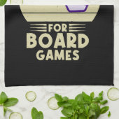 ボードゲームのゲーマーにとって美しい日おもしろいだ キッチンタオル (折り畳み)