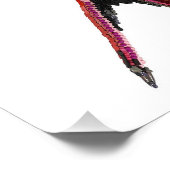 ボードゲームのピースから作られたWingspan鳥 フォトプリント (角)