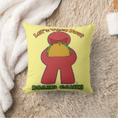 ボードゲームのミュールアートを楽しむYummy Taco クッション (ブランケット)