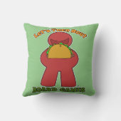 ボードゲームのミュールアートを楽しむYummy Taco クッション (裏面)