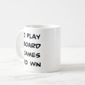 ボードゲームの勝者 コーヒーマグカップ (正面左)