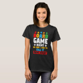 ボードゲームの夜または私は戦いと呼ぶの好み Tシャツ (正面フル)