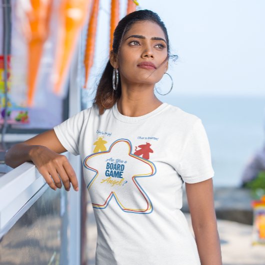 ボードゲームの天使か？女性のシャツ Tシャツ