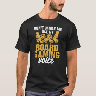 ボードゲームの音声を使用しない Tシャツ