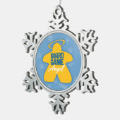 ボードゲームエンジェルロゴスノーフレークオーナメント スノーフレークピューターオーナメント (右)